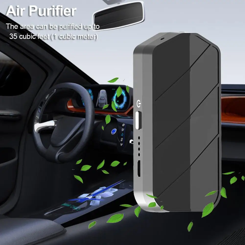 1200 Вт Портативный UVC очиститель воздуха USB аварийное освещение отрицательные