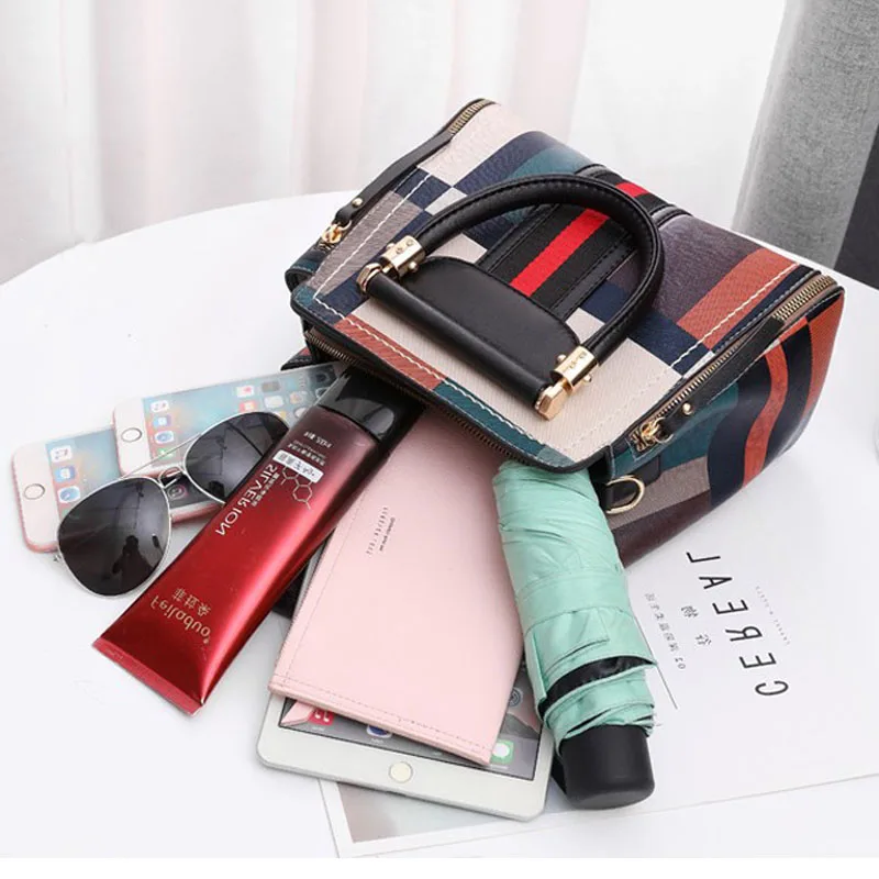 Pu кожаная повседневная женская сумка новая Корейская версия диагональной сумки