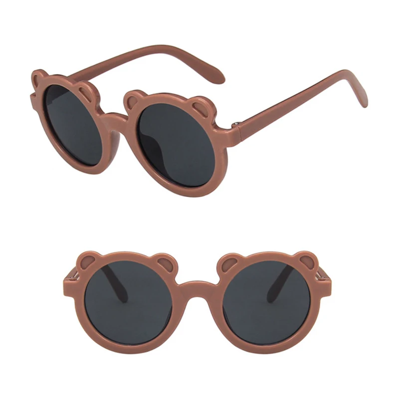 

Little Bear Shades Kids Sunglasses Cartoon Trendy Fashion Goggles Sun Glasses Outdoor Boys and Girls Practical Sunglasses