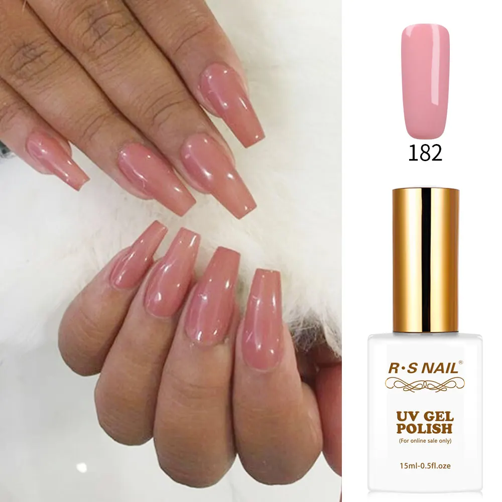 RS УФ-гель для ногтей No.185 гель лак набор 15 мл Профессиональный салон маникюра
