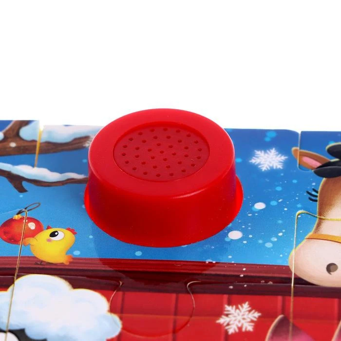 Мягкий пазл с музыкальным чипом Новогодние чудеса |