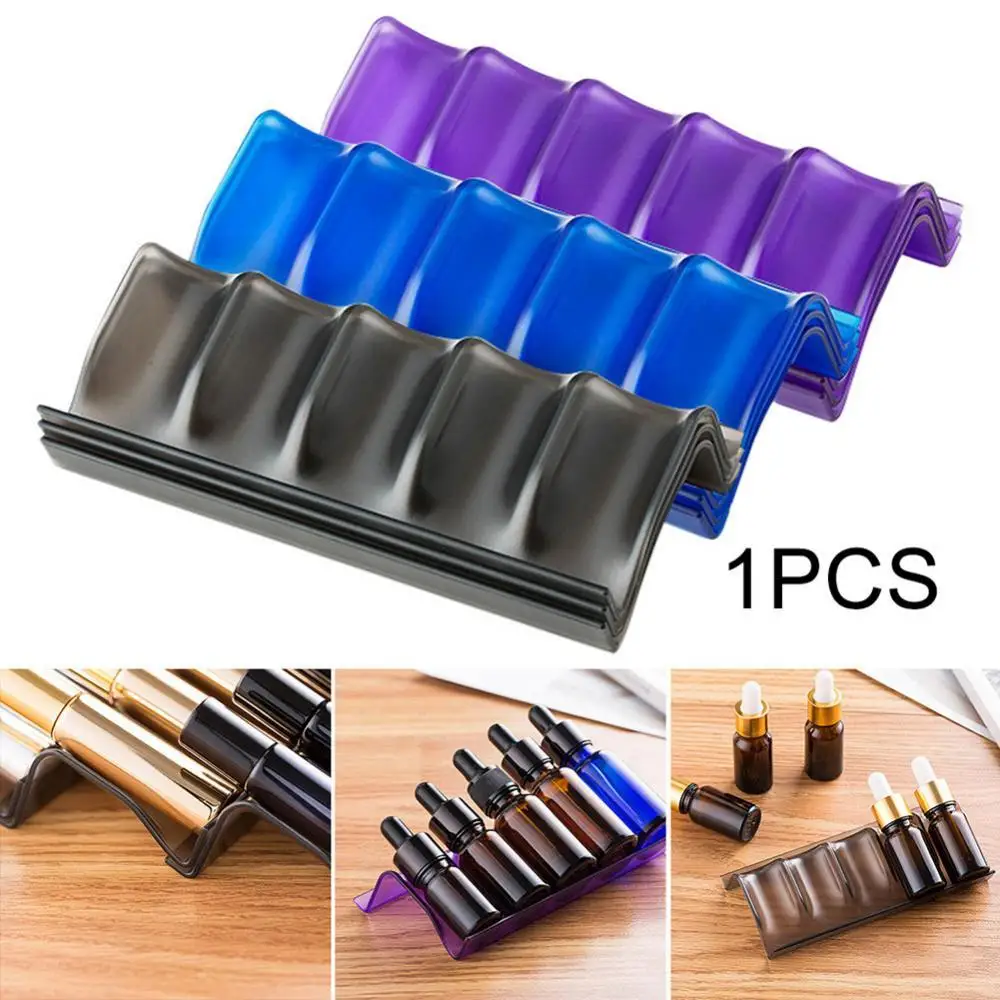 

5 Slots Essential Oil Bottle Display Stand Holder Home Storage Organizer Rack