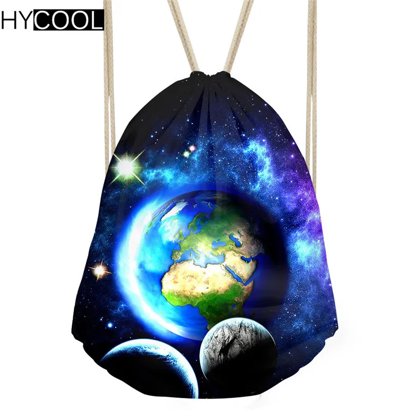 Спортивная сумка HYCOOL с принтом звездной ночи для мужчин женский рюкзак сумки