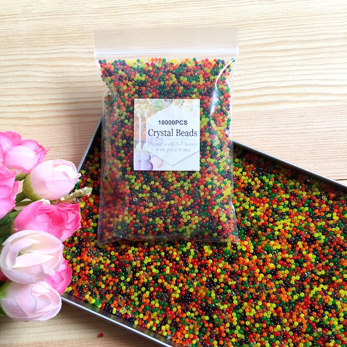 10000 шт./компл. Кристальный гидрогель для почвы полимер водяной бисер