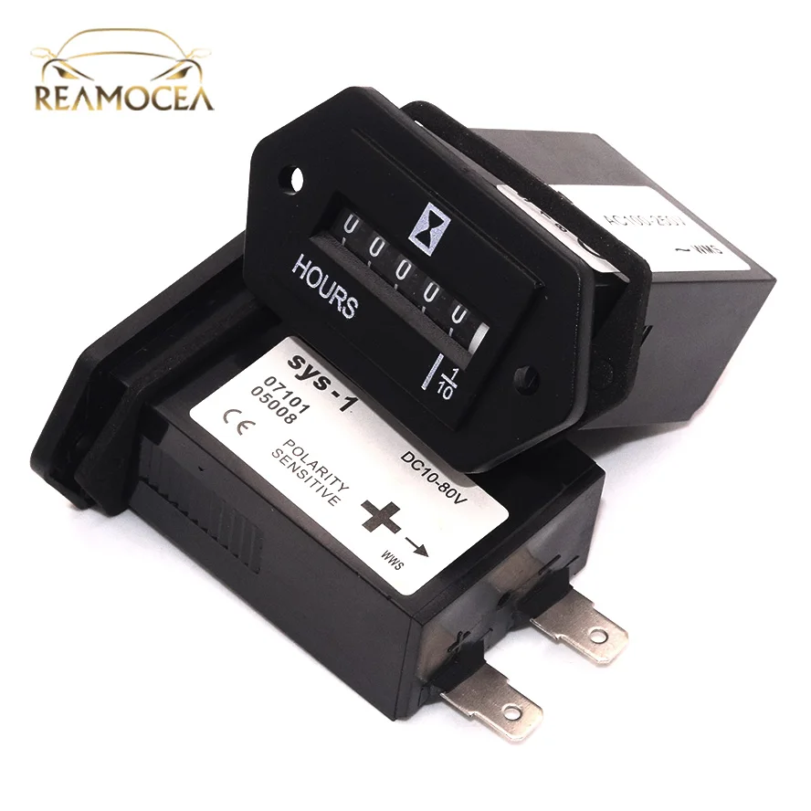 Фото Reamocea AC100-250V/DC10-80V счетчик часов счетчик часов таймер 6-значный дисплей для электромеханического двигателя генератор грузовик автомобиль №2