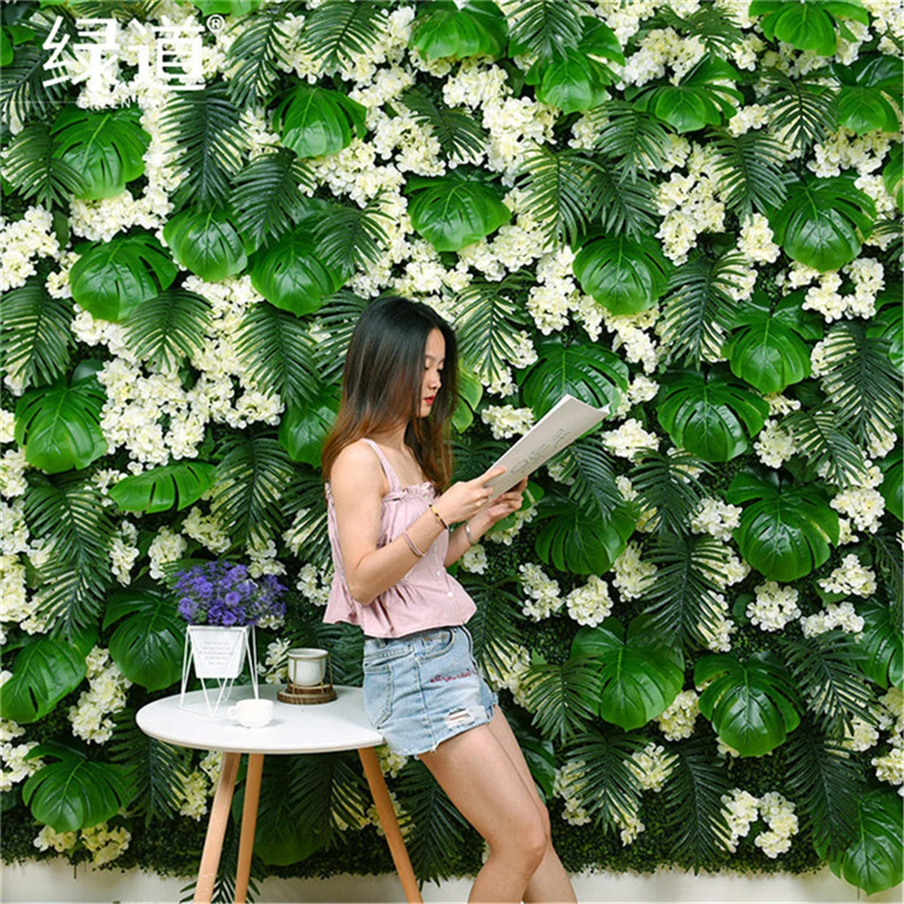 

B-LIFE Boxwood Hedge Artificial Plants Mat Privacy Fence Screen Faux Greenery Wall Panels Decorative Shopping Mall Store Home
