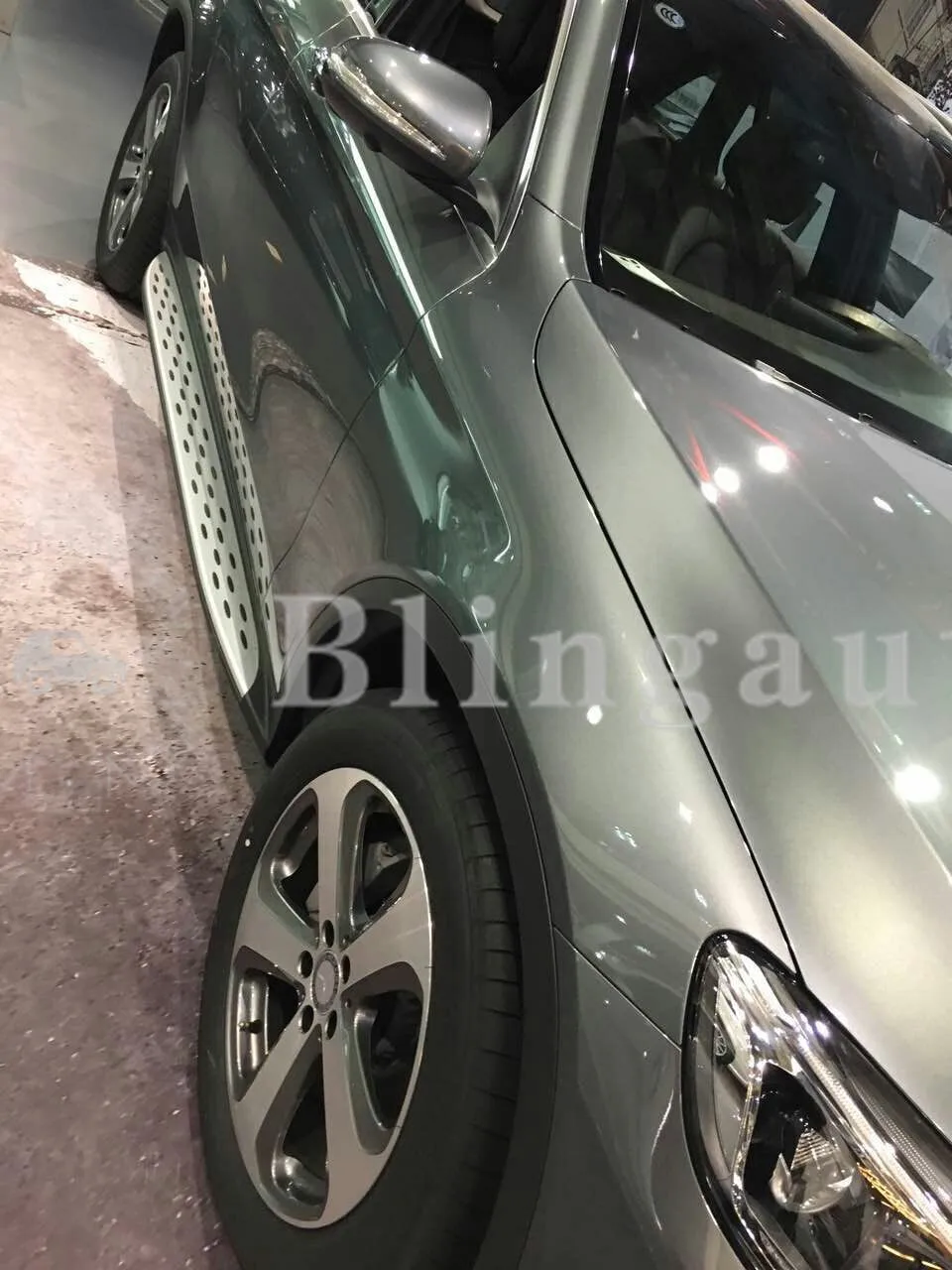 Беговая плата подходит для Mer-cedes Be-nz GLC X253 алюминиевые боковые Nerf шаг бар автомобиля педаль протектор