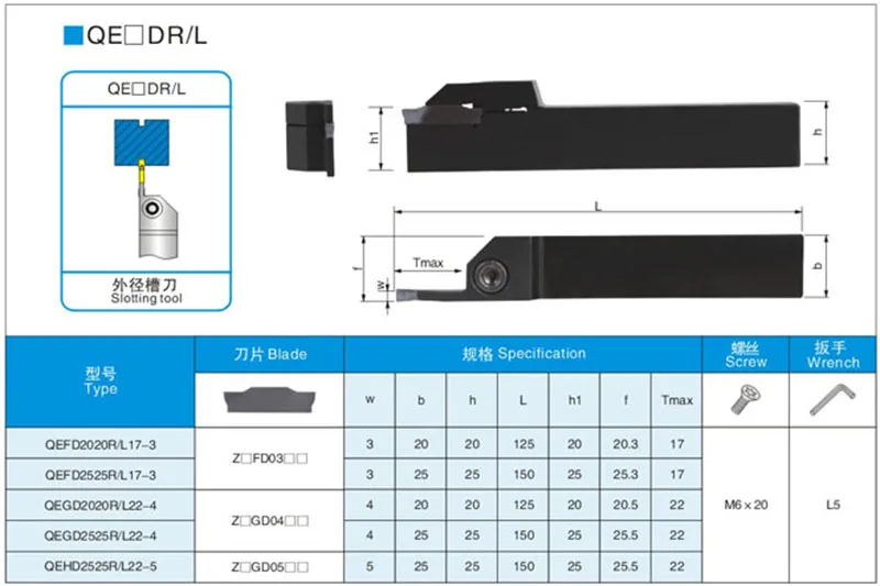 

BEYOND QEGD QEGD2020R22 QEGD2525R22 QEGD2020L22 QEGD2525L22 20mm 25mm Carbide Insert Shank Lathe Cutting Bar Turning Tool Holder