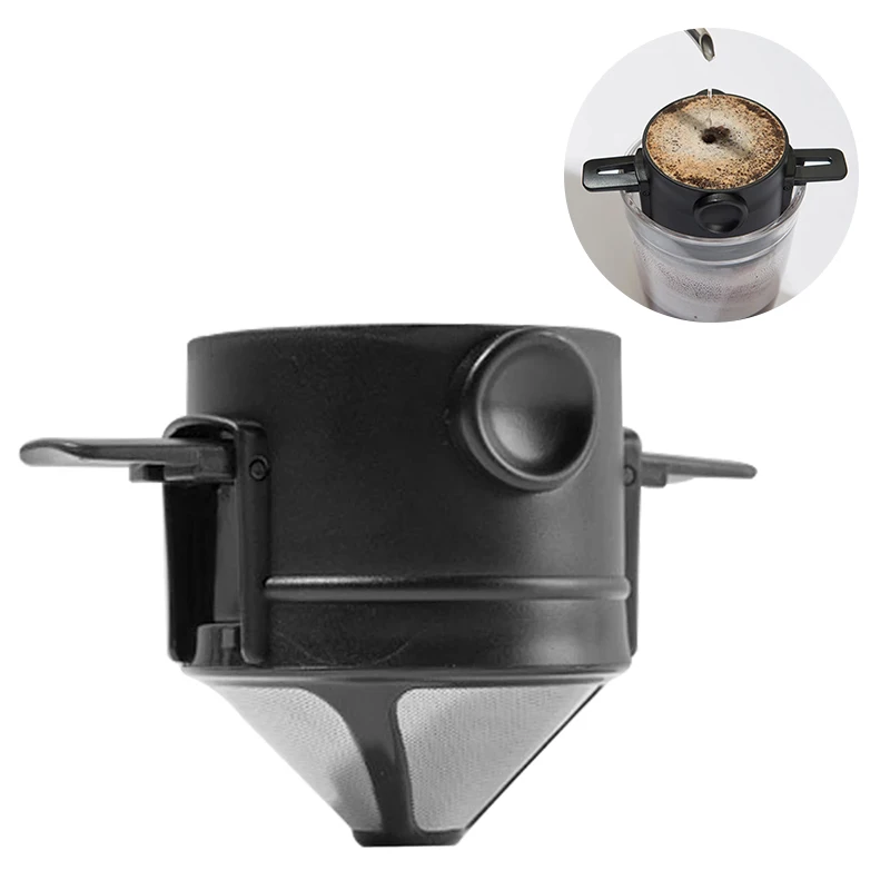 

Foldable Portable Coffee Filter Coffee Maker Coffee Tea Holder Reusable Paperless Pour Over Coffee Dripper