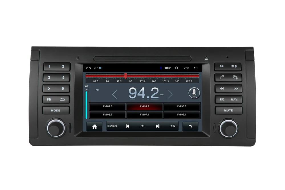 구매 안드로이드 10.0 자동차 멀티미디어 플레이어 GPS 네비게이션 라디오, BMW E39 X5 E53 M5 1996-2006 용 무선 카플레이 스테레오 오디오 비디오