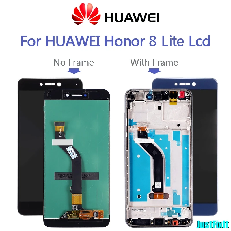 Для HUAWEI Honor 8 Lite оригинальный PRA-TL10 PRA LX1 LX5 дисплей сенсорный экран для ЖК-дисплей с