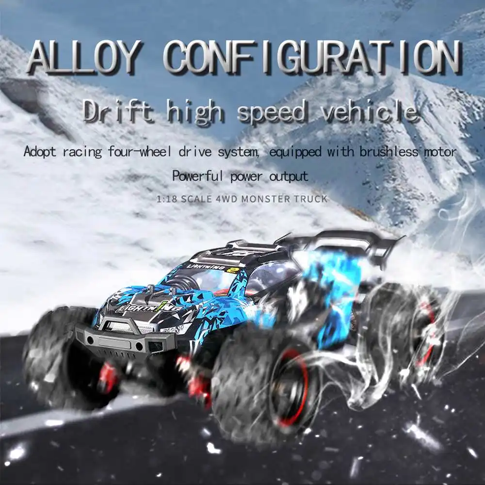 

HS18423 1/18 2,4G полноприводный Радиоуправляемый автомобиль 60 км/ч машинка высокоскоростной бесщеточный полностью пропорциональный сплав Элект...