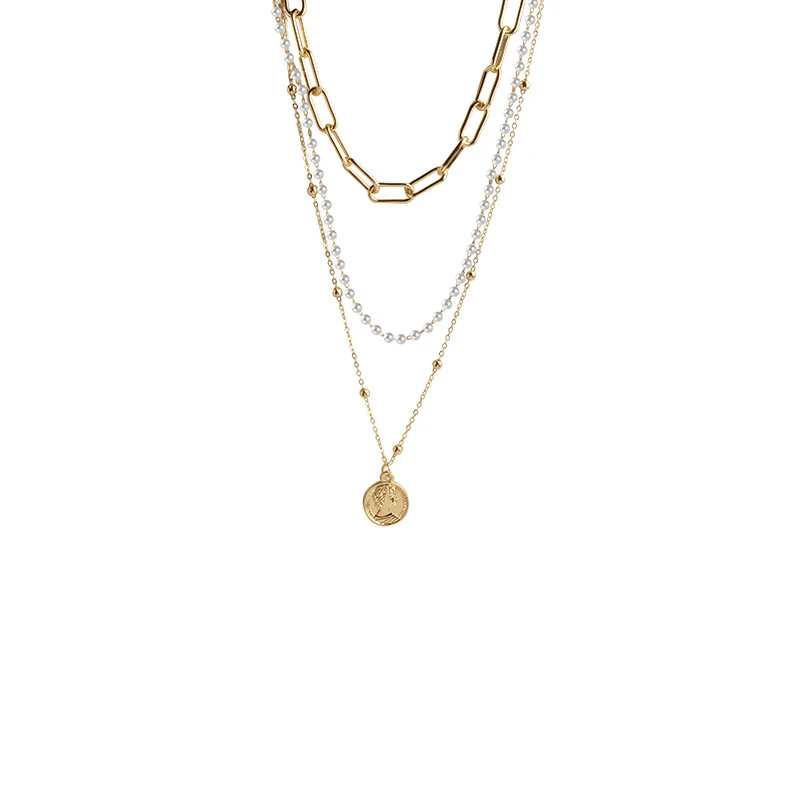 Памятная монета пресноводные жемчужные Кулоны из нержавеющей стали малый