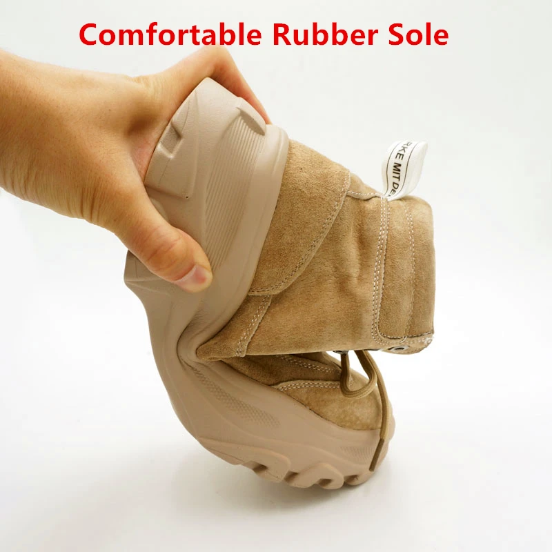 Женские кроссовки из натуральной кожи на платформе модные женские зимние