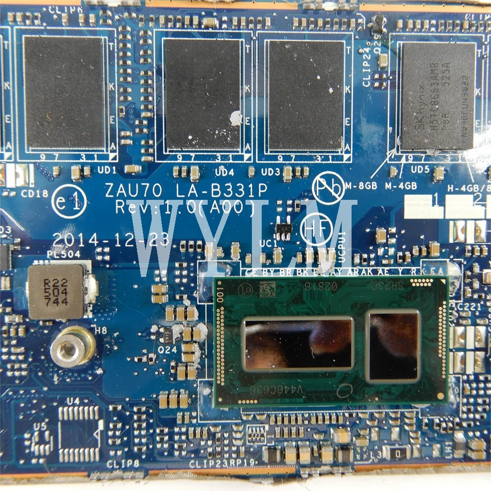cn 0trwnx la b331p for latitude 13 7350 laptop motherboard with m 5y71 cpu 8gb ram trwnx working perfect free global shipping
