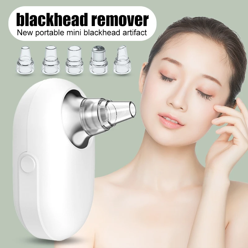 

Rechargeable Vacuum Blackhead Remover Machine Face Deep Pore Cleaner Acne Removal Skin Care MH88