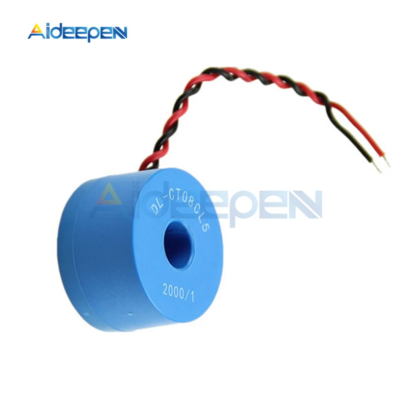 

1 шт. DL-CT08CL5 20A/10mA 2000/1 0 ~ 120A Micro трансформатор тока