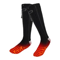 unisex remote control electric heated socks boot feet warmer usb rechargable battery socks winter outdoor camping socks