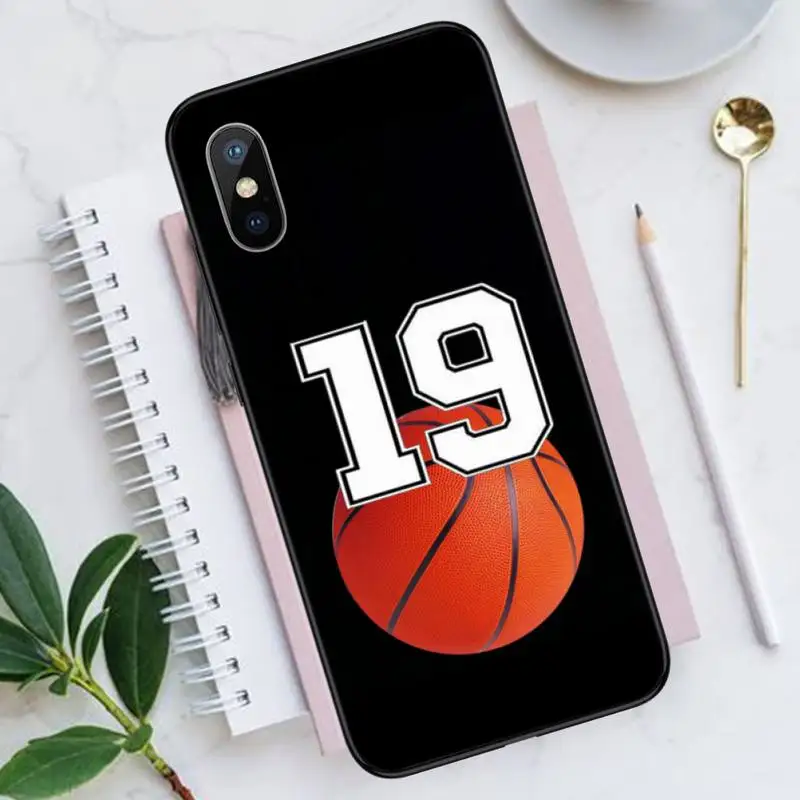 

Football Lucky number And letter Phone Case for iPhone 11 12 pro XS MAX 8 7 6 6S Plus X 5S SE 2020 XR funda coque