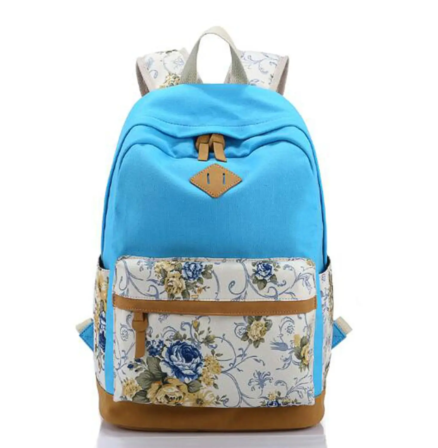 Joyloading Женский Цветочный Холщовый пеньковый Бохо/ацтекский полосатый рюкзак