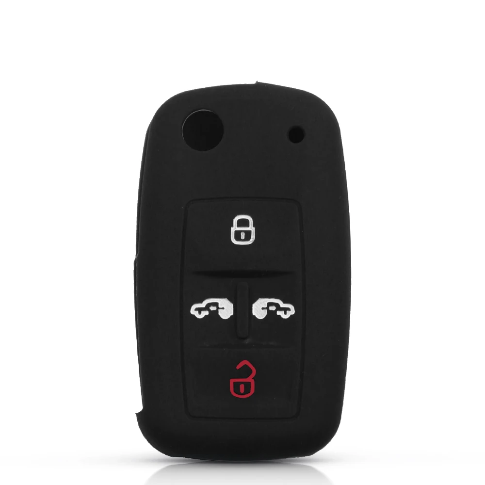 Брелок KEYYOU силиконовый мягкий гелевый резиновый чехол защитный для Volkswagen Multivan T5