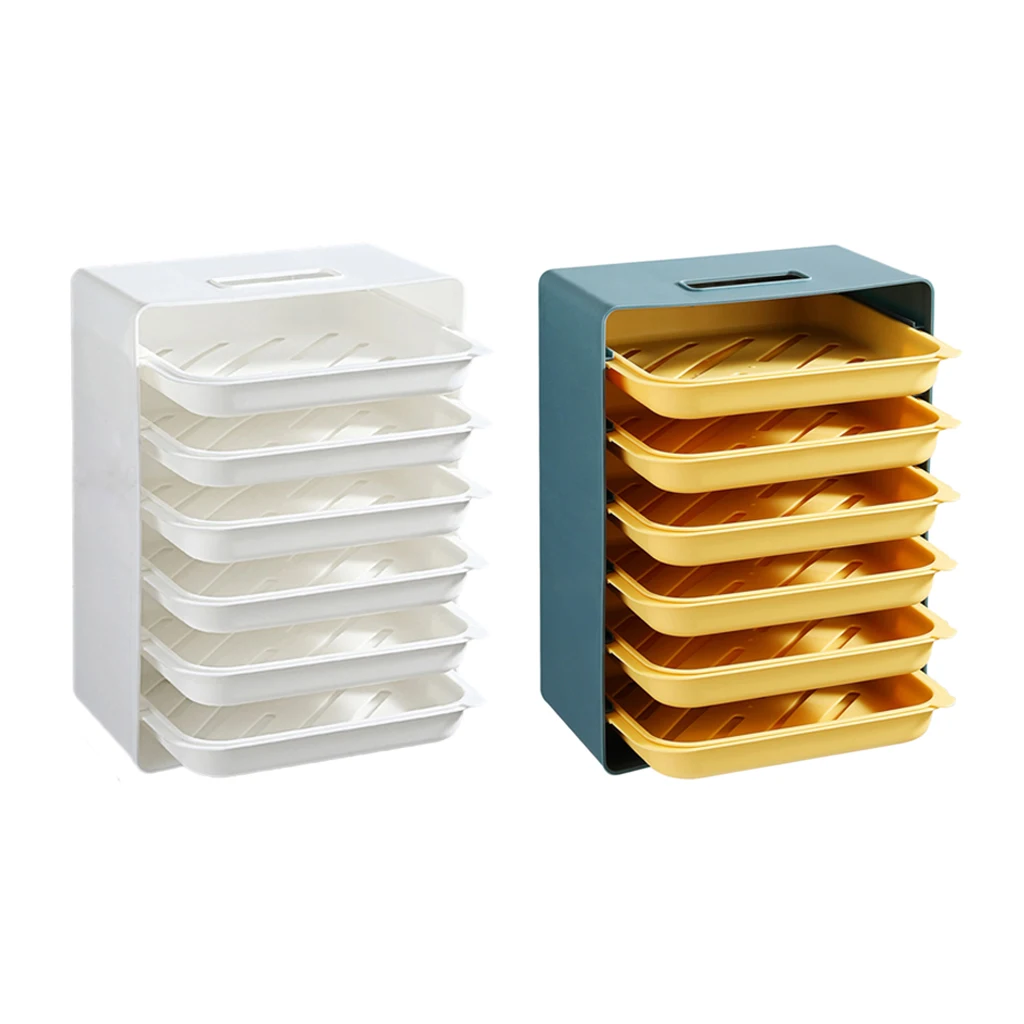 

6 Tier Portable Kitchen Food Preparation Tray Food Preservation Tray Rack