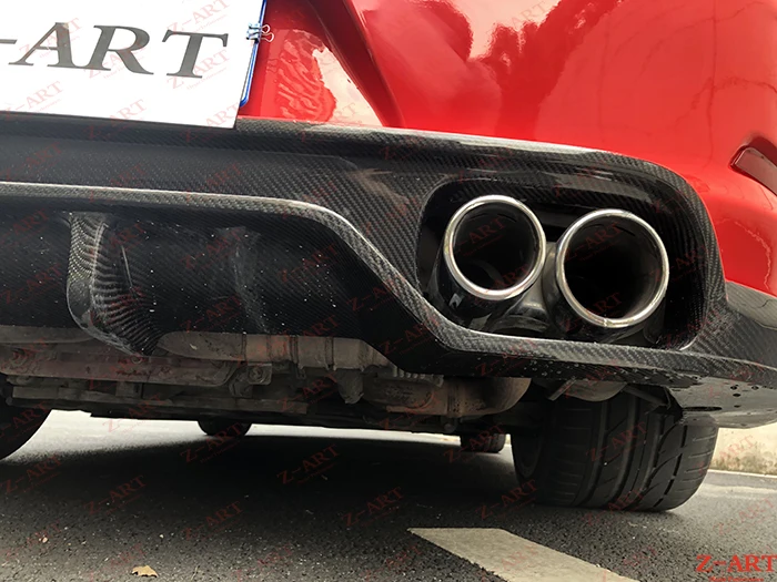 2005-2011 Z-ART для 911 Tempus задний бампер углеродное волокно Корпус обтекаемой формы