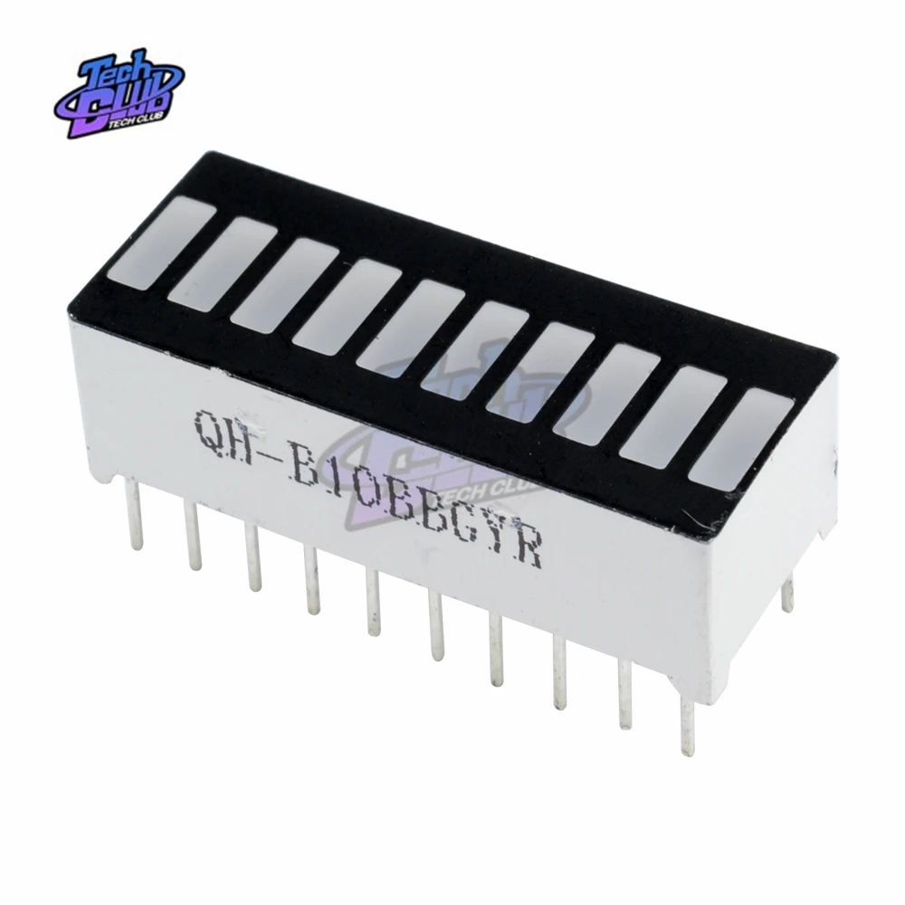 2 шт мульти Цвет светодиодный Дисплей модуль 10 сегметный 4 цвета s гистограммой