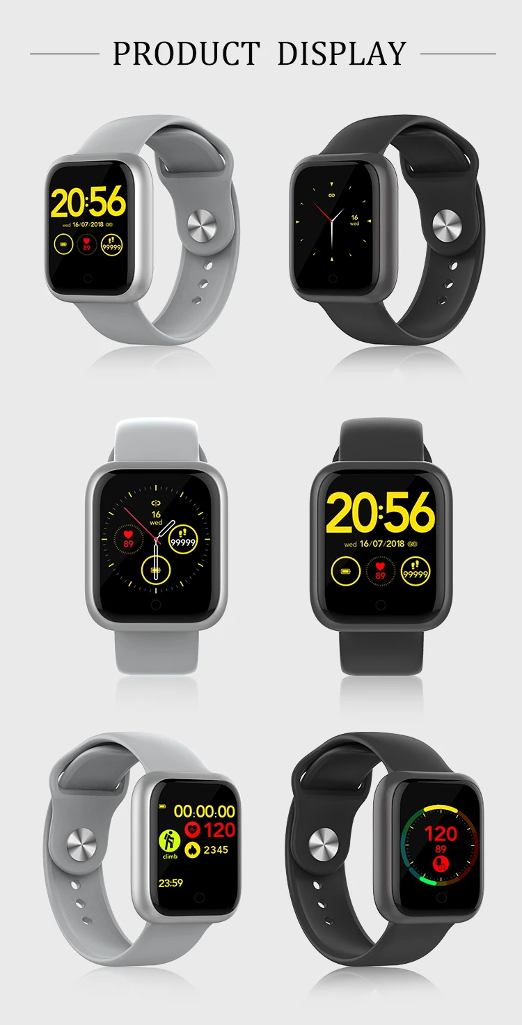 MKS Smartwatch IP67 водонепроницаемые носимые устройства Bluetooth Шагомер монитор сердечного ритма цветной дисплей умные часы для Android/IOS