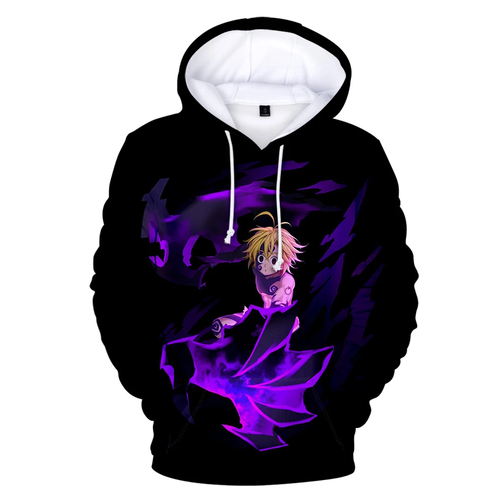 

3D Printed Comic The Seven Deadly Sins Hoodies Men Women Sweatshirts New Fashion Autumn Hoodie boys girls Casual pullovers