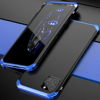 aluminum metal bumper phone case for iphone 13 12 11 pro max 13 mini xs xr se 2 8 7 6 case shockproof armor matte pc cover coque
