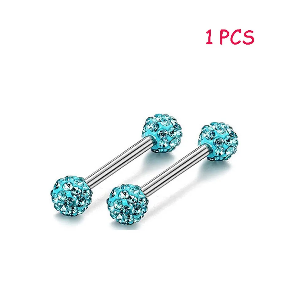 1 шт. кольцо-гвоздик из нержавеющей стали промышленные ушные штанги пирсинг для