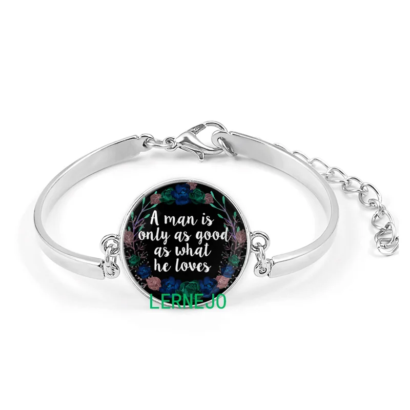 Вдохновляющие цитаты стих браслет мотивационные браслеты металлический