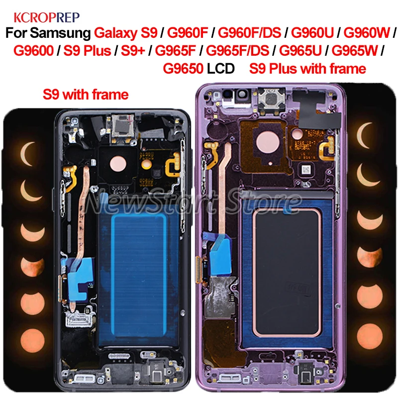 ЖК-дисплей для Samsung S9 G960F G960U G960W сенсорный экран с цифровым преобразователем в