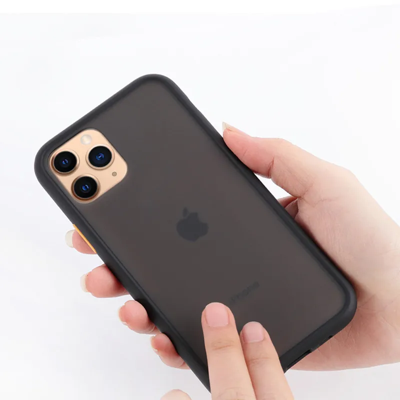 Матовый Жесткий чехол из поликарбоната для телефона iPhone 6 7 8 Plus se2 Противоударная