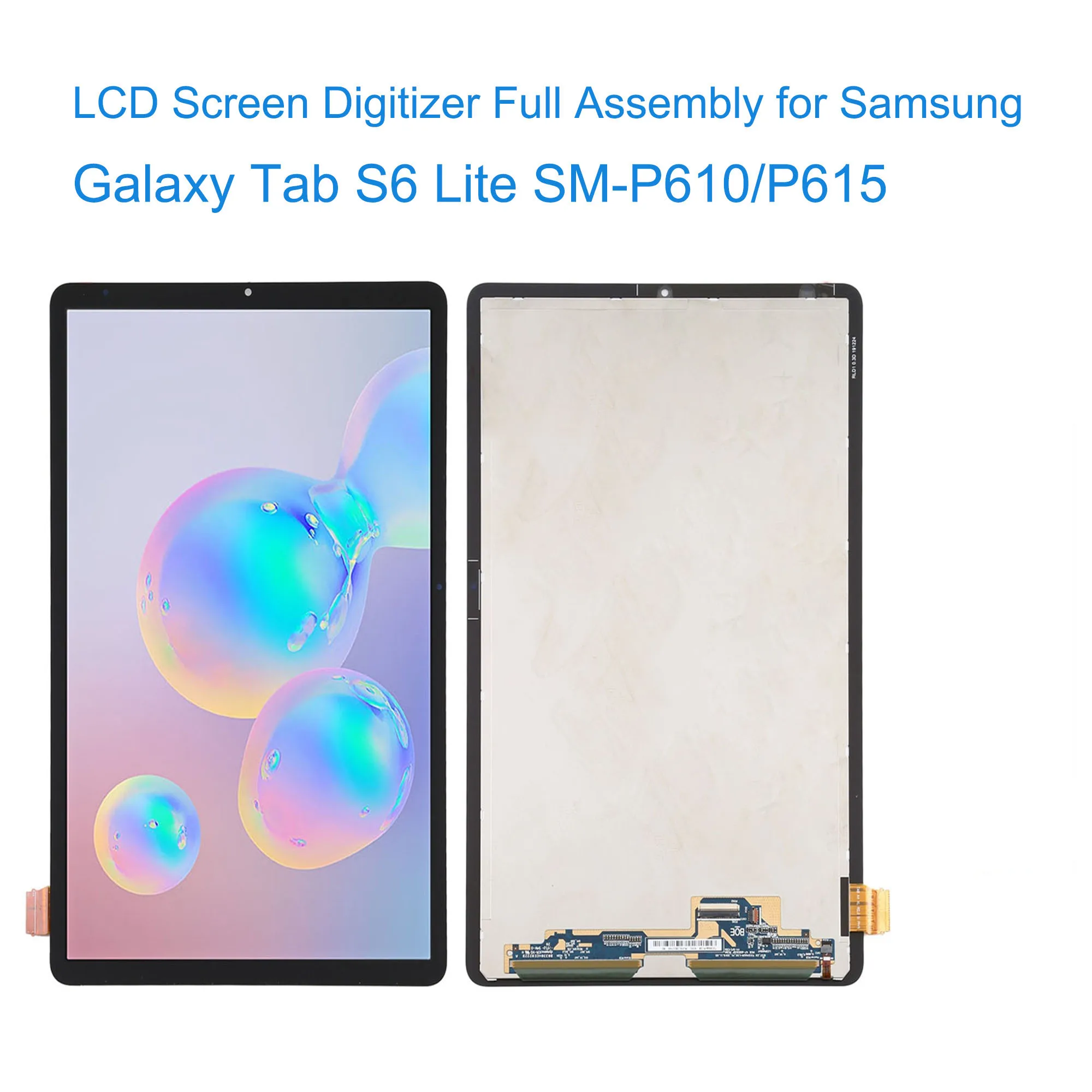 

100% протестированный ЖК-дисплей, сенсорный экран, дигитайзер, полная сборка для Samsung Galaxy Tab S6 Lite SM-P610/P615