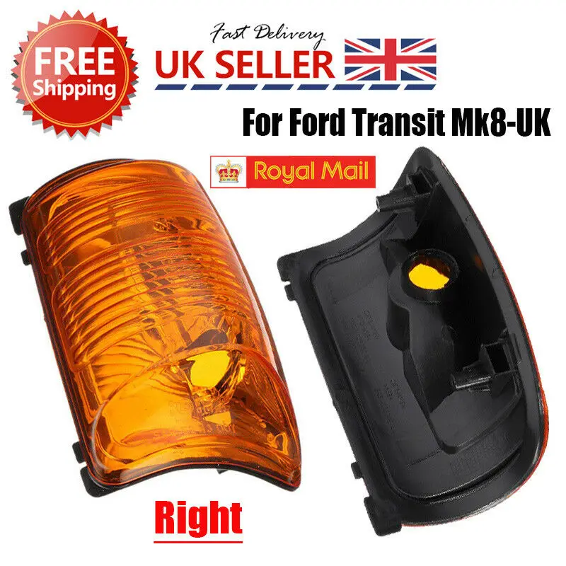 1 шт. правое + левое Янтарное 1675571 Автомобильное Зеркало для крыла двери световой