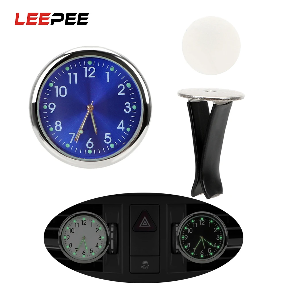 LEEPEE электронные часы для автомобиля украшения светящиеся кварцевые украшение на