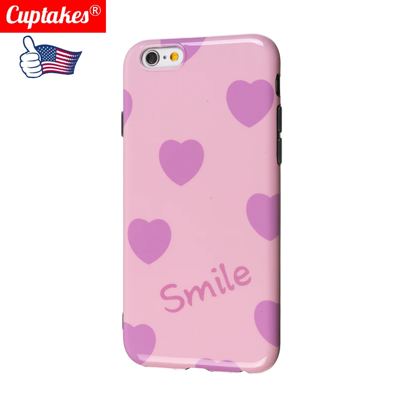 Роскошный глянцевый мягкий силиконовый чехол IMD для Apple iPhone 7 8 Plus X 10 XS Max XR 6S 6 милый