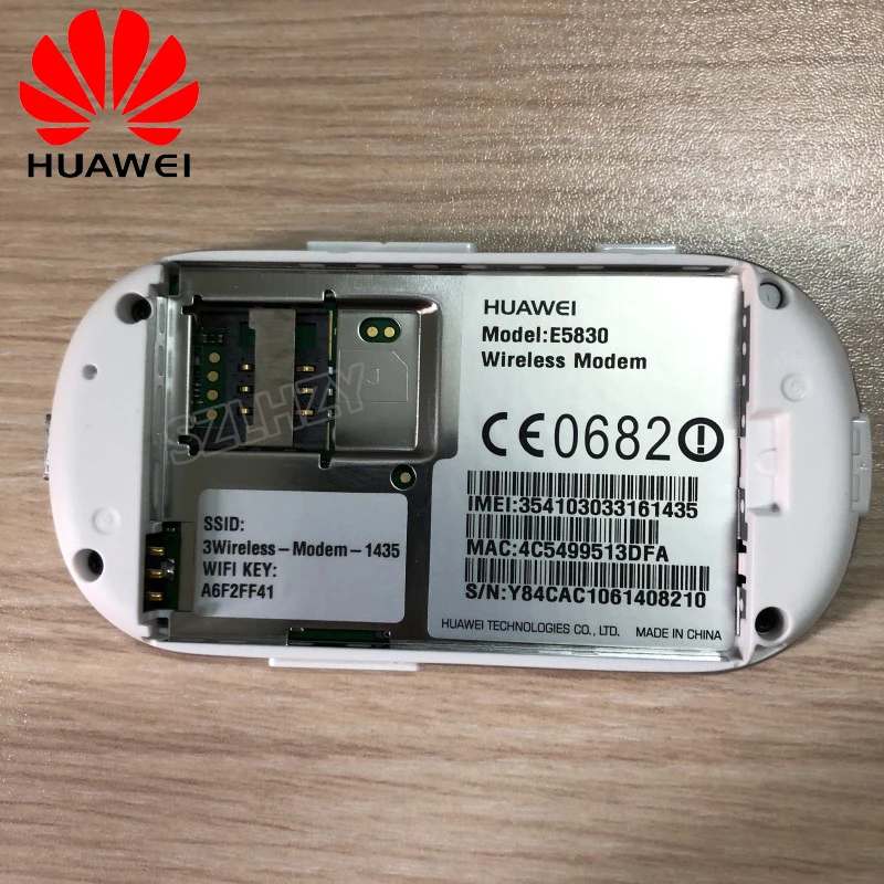 Разблокированный HUAWEI E5830 3g мобильный беспроводной маршрутизатор MIFI точка доступа карман с слотом для sim-карты