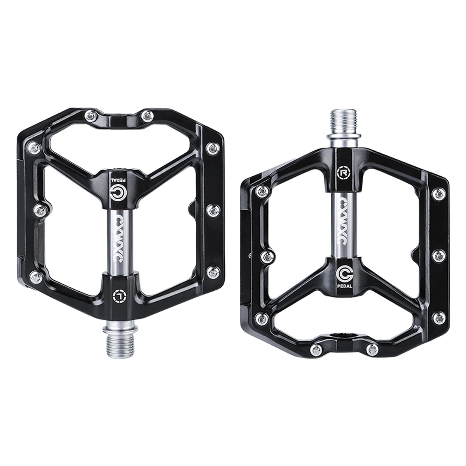 1 пара Алюминий сплава прочная с светоотражающая полоска Эргономичный велосипед