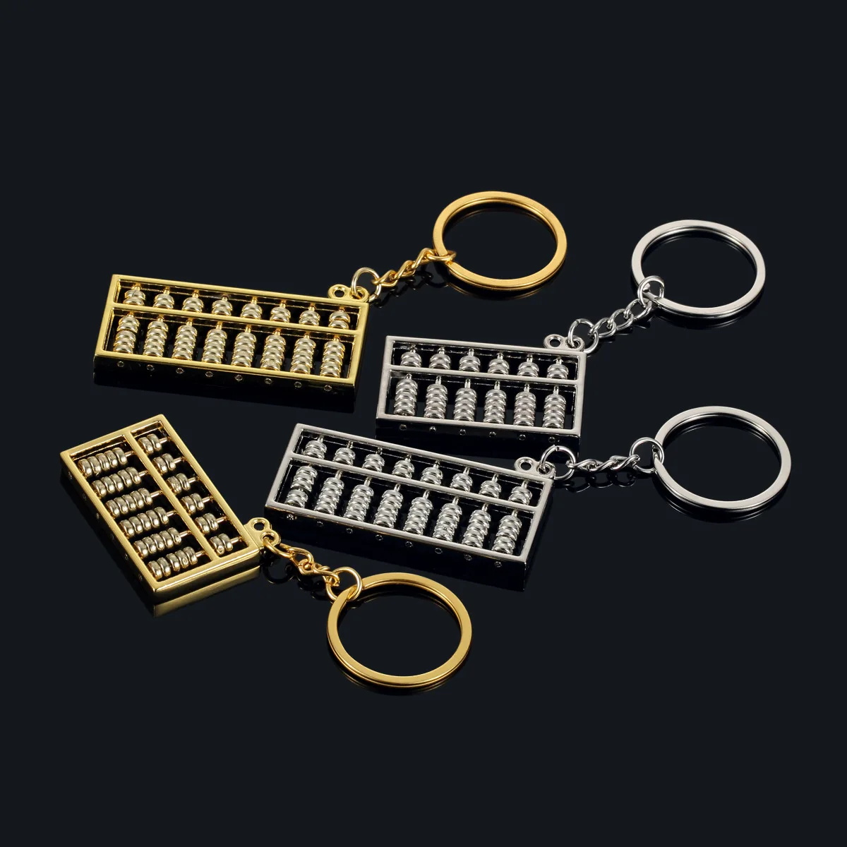 1pcs Creative Chinese Abacus Keyring Keychain Mathematics Pendant Accessories Car bag key chain Gift | Key Chains