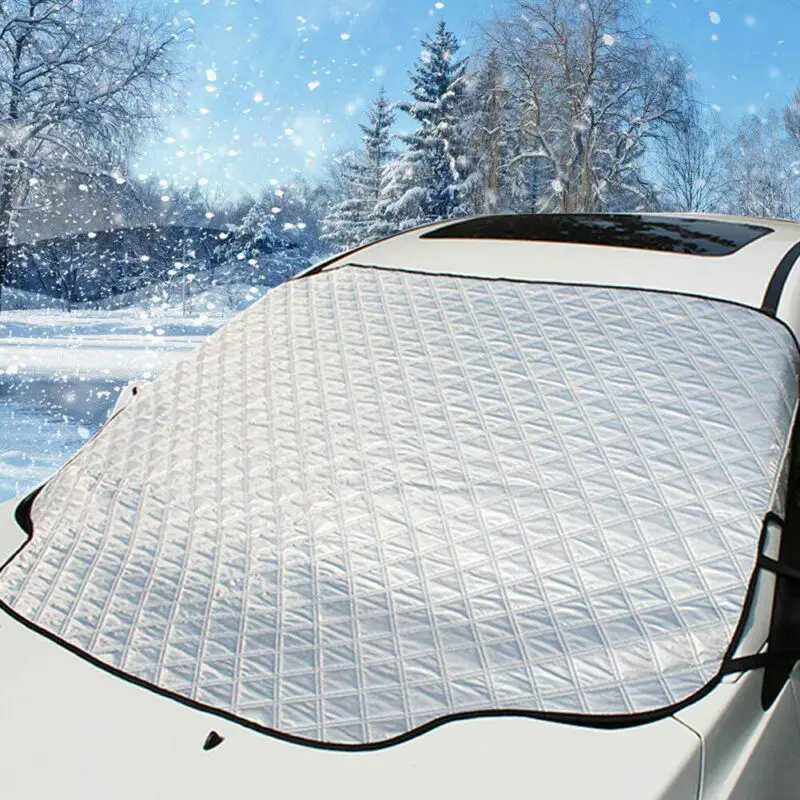 magnetic car windshield snow frost cover winter ice snow frost guard sun shade protector car front windshield ice snow cover free global shipping