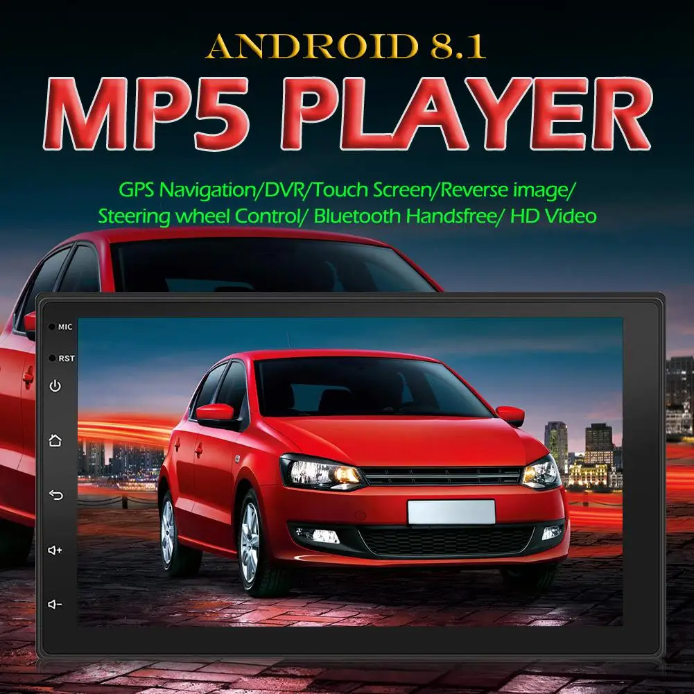 9219 7 дюймовый автомобильный стерео мультиmidia плеер Bluetooth GPS навигатор FM радио WiFi BT