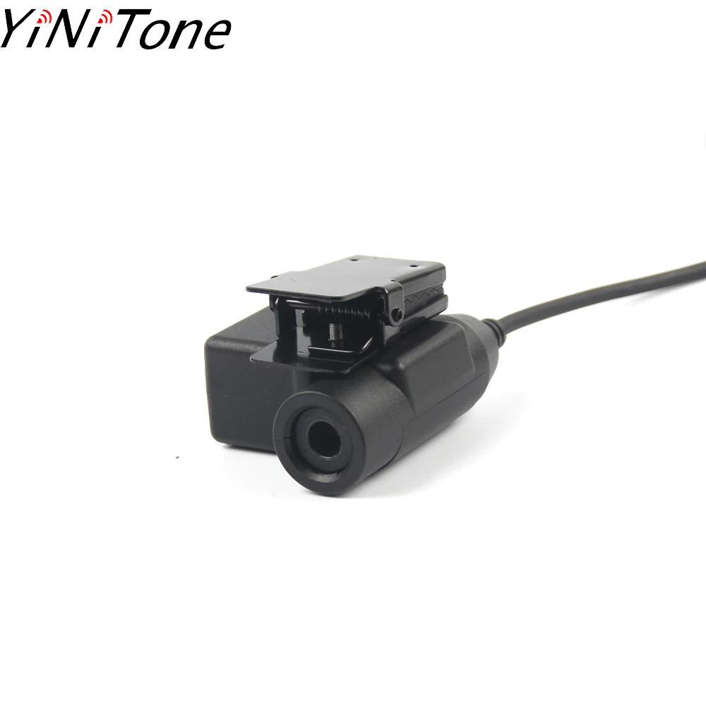 Military Headset U94 PTT For COMTAC MSA EARMOR TCA TRI NATO plug for Standard Version Yaesu Vertex VX-3R VX-110 FT-10R