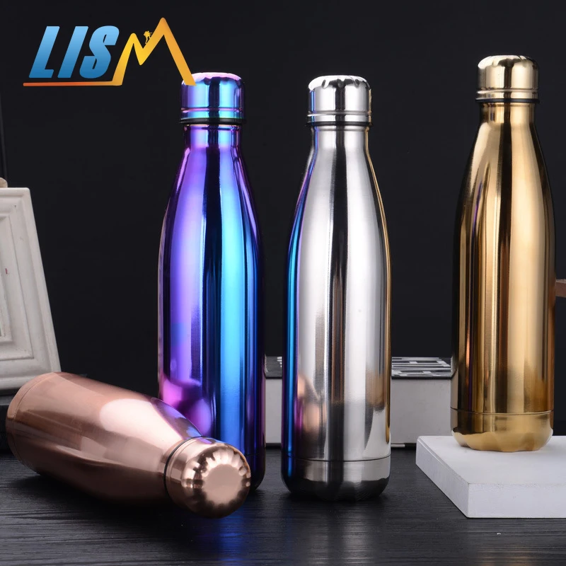 Портативная бутылка для питьевой воды из нержавеющей стали 500 мл|Спортивные
