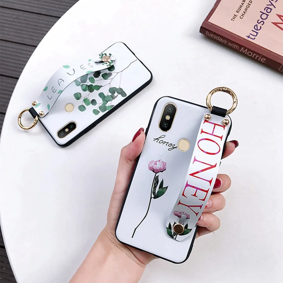 AXBETY для iPhone 8 7 Plus XR X 11 Pro XS MAX Модный шнурок для цветов петля Стенд чехол для телефона для iPhone 8 6 6S Plus Мягкий ТПУ чехол
