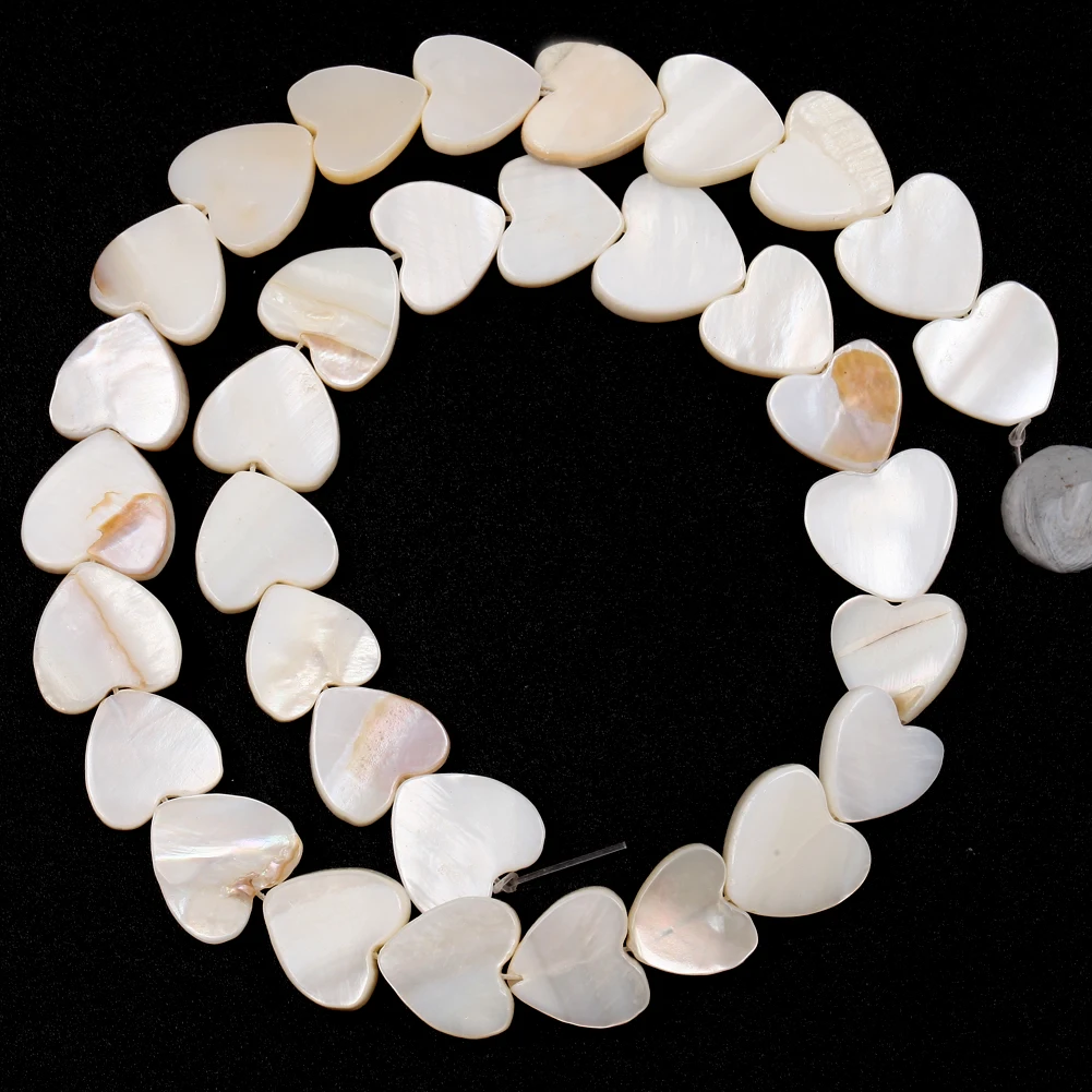 

38Styles Natural Mother of Pearl Shell Beads Cross Star Heart Square Oval Freshwater Shell Charms Beads for Jewelry Making 15"
