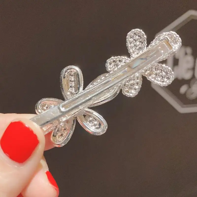 

2021 Hot Sale Elegant Rhinestone Hairpin Girl Broken Diamond Hairpin Accessories Flower Hairpin Hairgrip Headdress