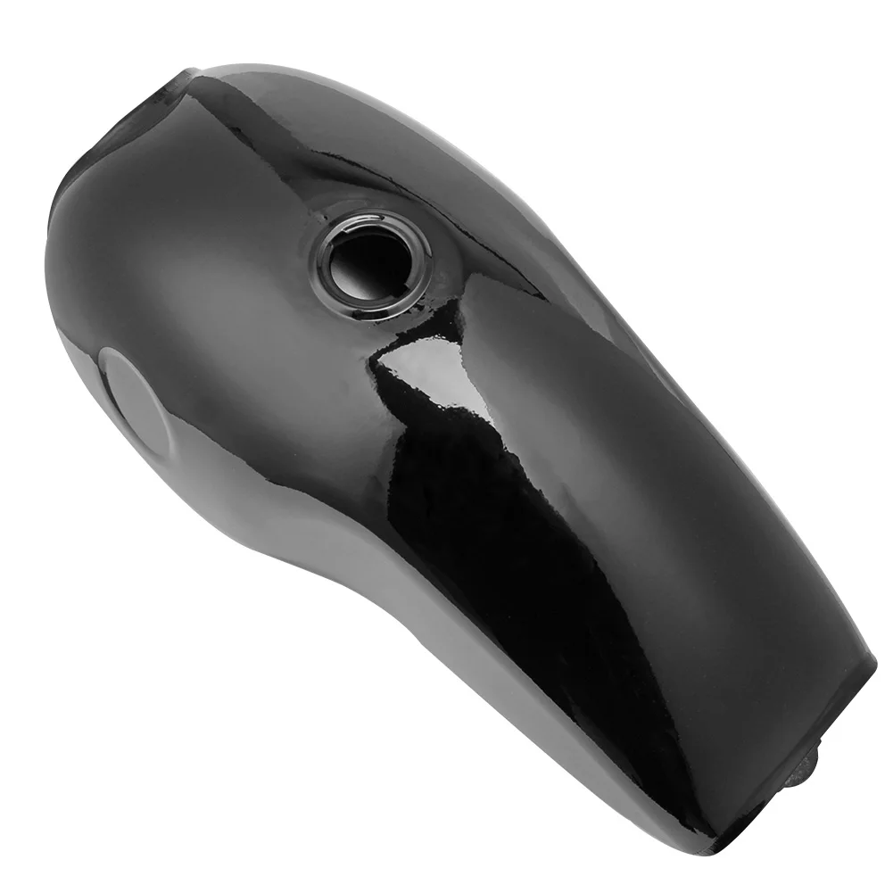 Мотоциклетный Универсальный блестящий черный гоночный 10 л 2 6 галлонов Cafe Racer